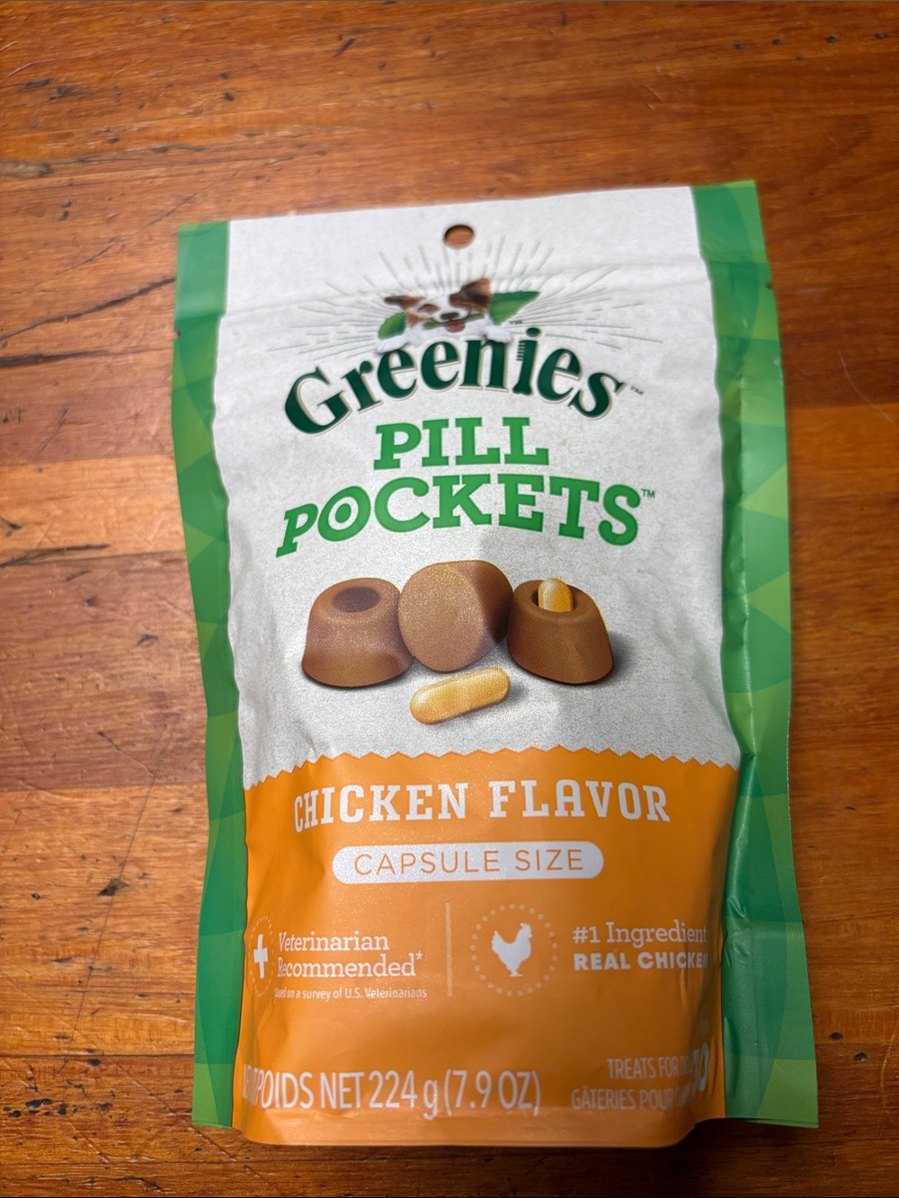 Pill Pockets Chicken Flavor Capsule Size - Brown/Orange
